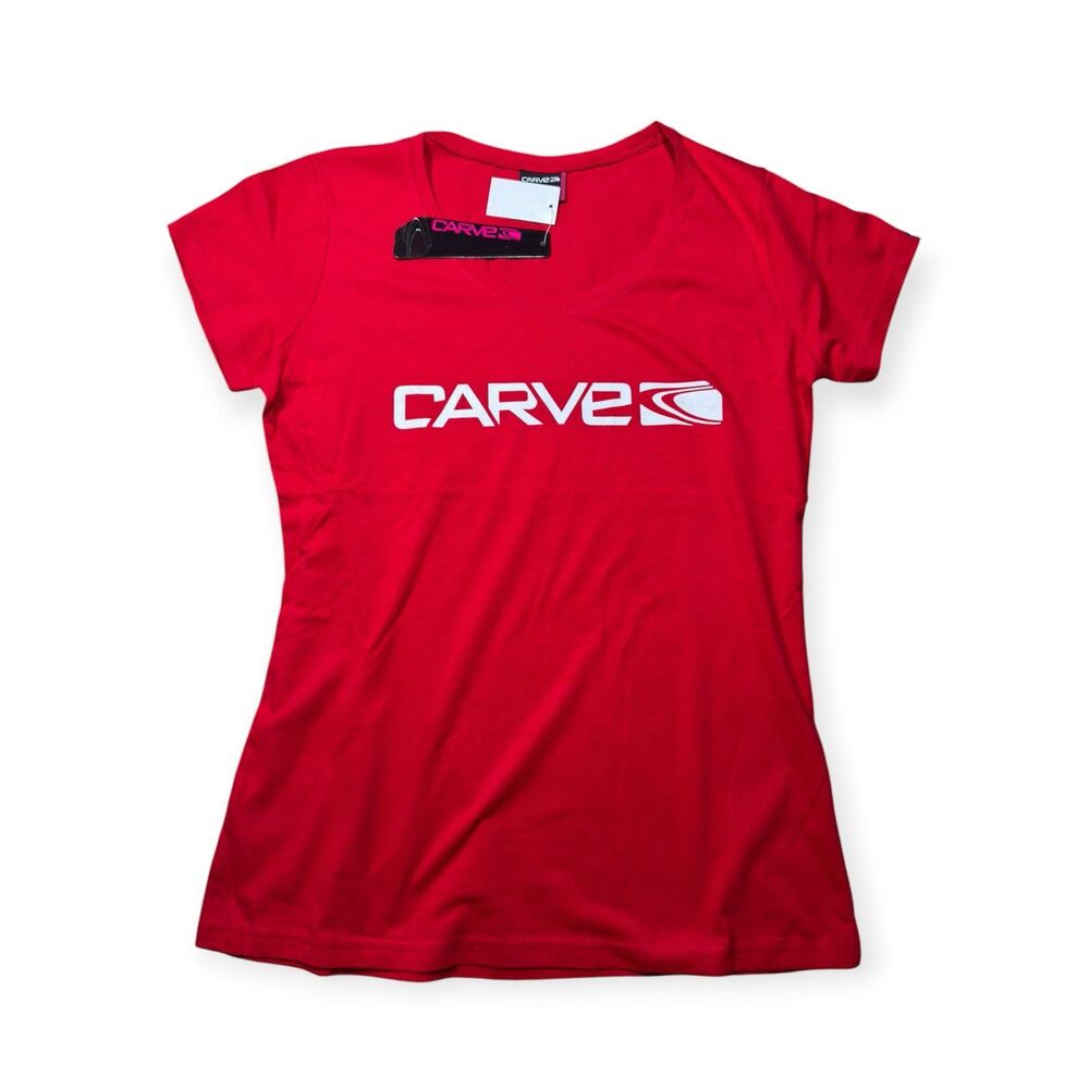 Carve‎ Red T-Shirt Women's Summer Graphic Shirt (Choose your Size) BNWT